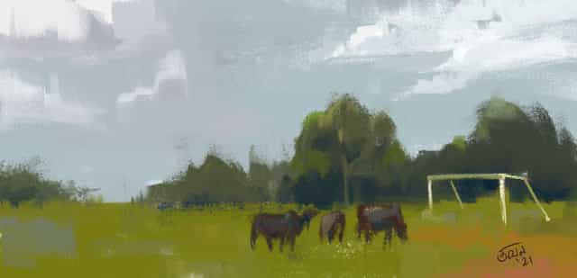 Gratitude for the constant upkeep of the grounds